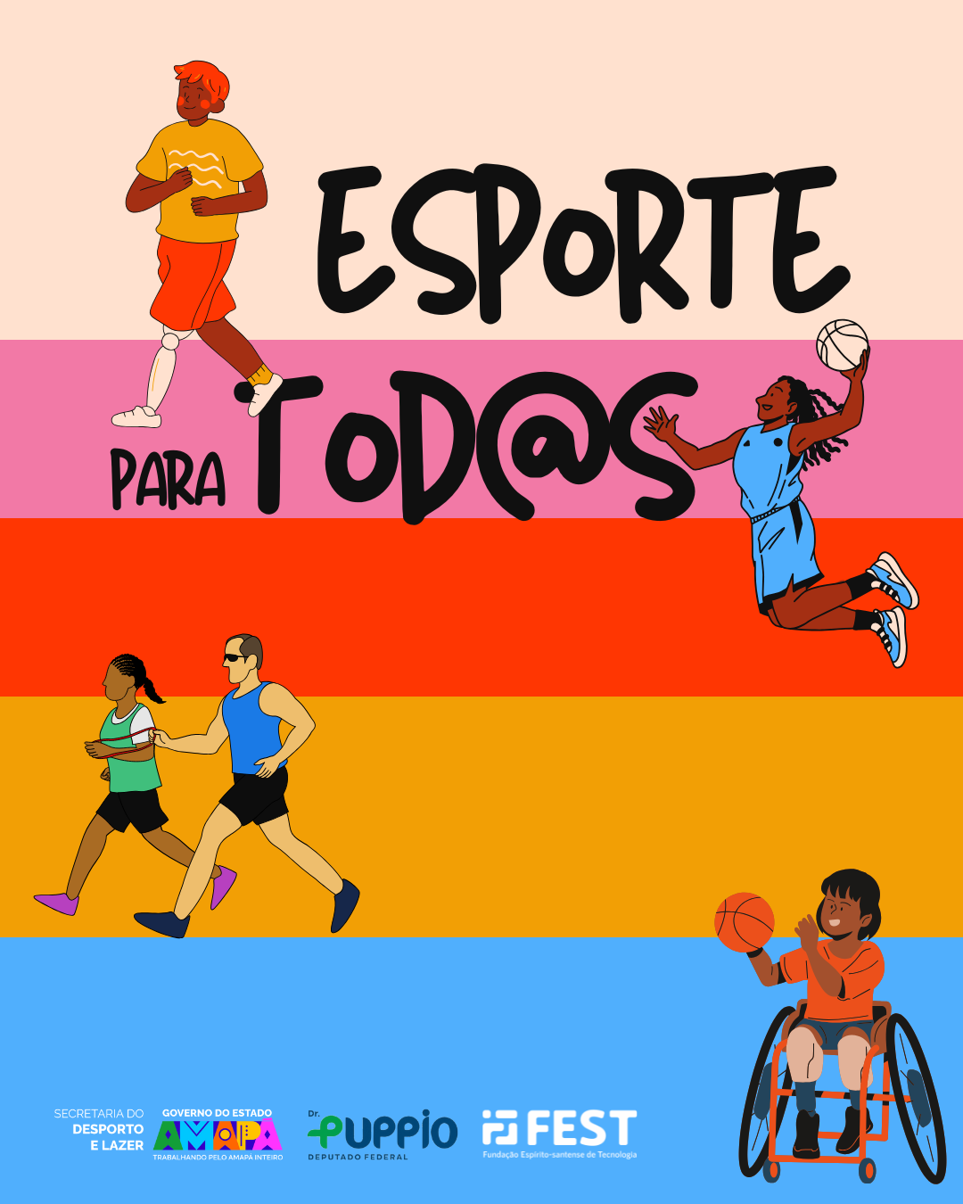 FEST abre inscrições para o projeto “Inclusão por meio do Paradesporto” em Macapá-AP