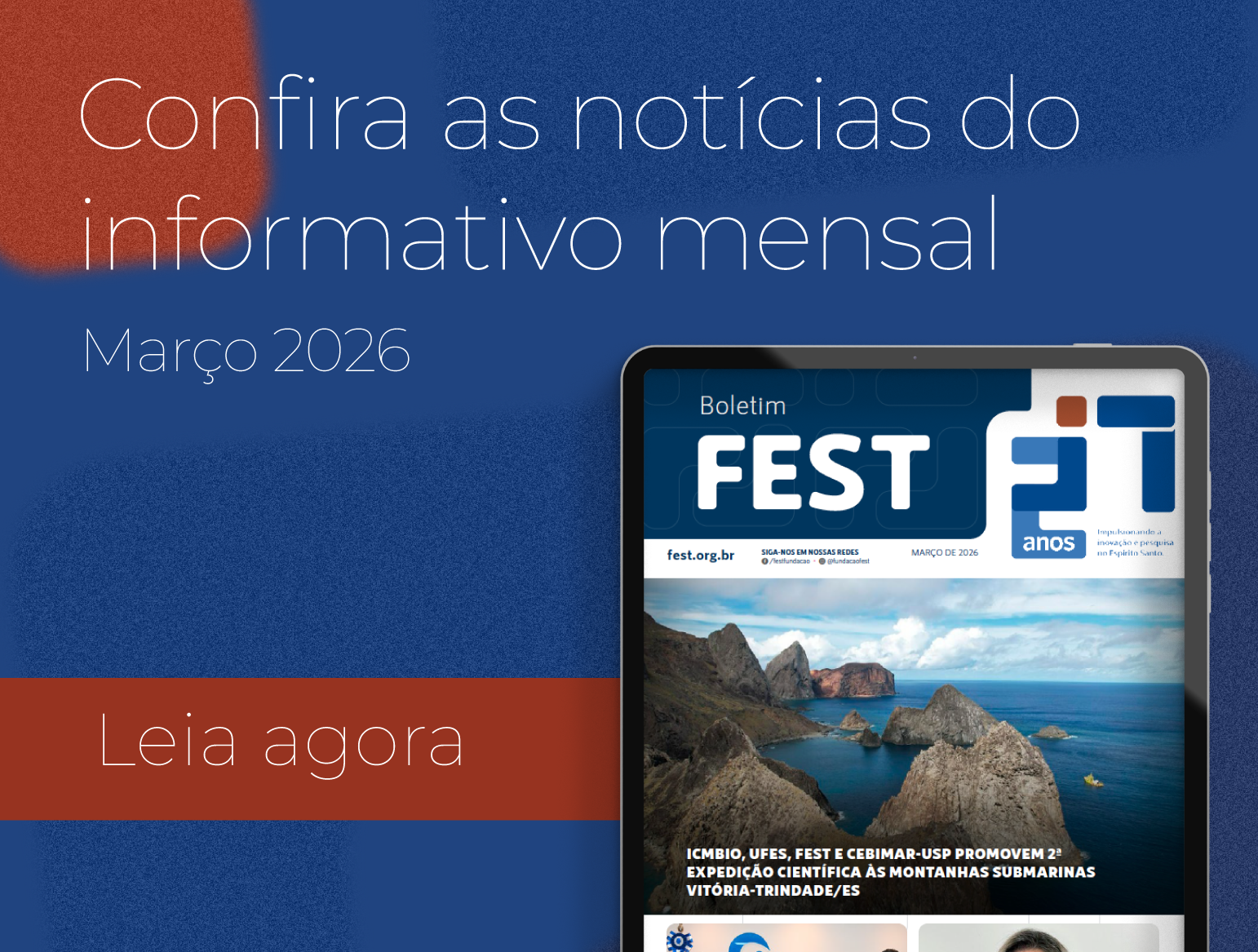 Confira os destaques do Boletim FEST. Veja mais!